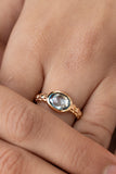 Color Candy Collection Ring 1.56 ctw with 1 Round Shape Gemstone on 3.43 gr Gold Plated Silver