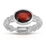 Color Candy Collection Ring 1.56 ctw with 1 Round Shape Gemstone on 3.43 gr Gold Plated Silver