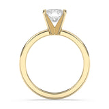 1CTW Dazzling Cushion Shape Center Solitaire Natural Diamond Ring Set on 14K GOLD