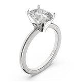 1.2CTW Dazzling Oval Shape Center Solitaire Natural Diamond Ring Set on 14K GOLD