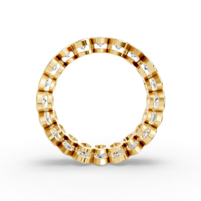 Pear Shape Diamond Eternity Bands in Gold