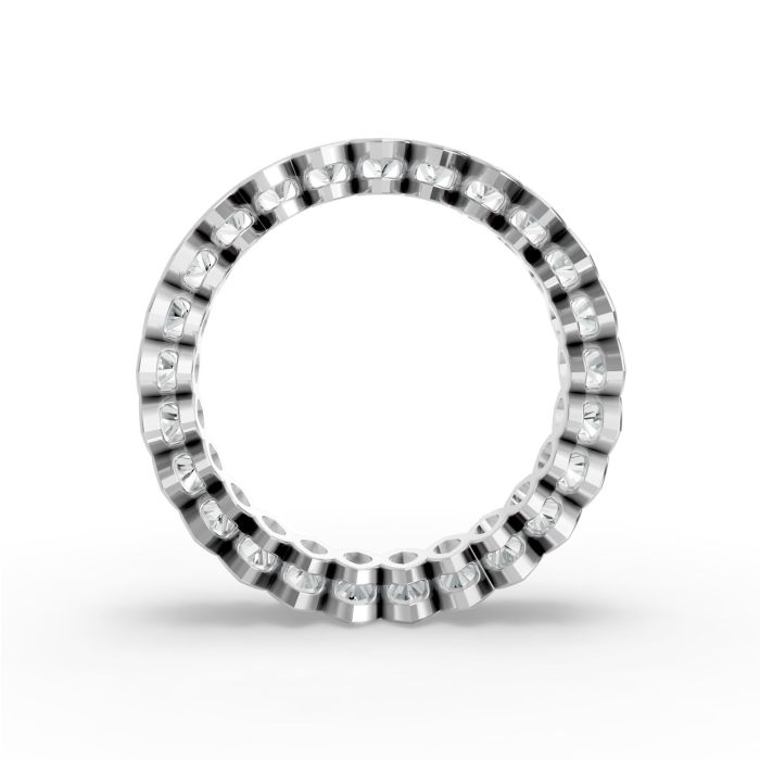 Marquise Shape Diamond Eternity Bands in Gold
