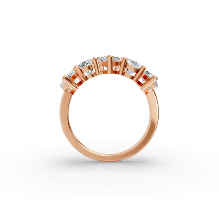 Pear Shape Diamond Anniversary Band in Gold