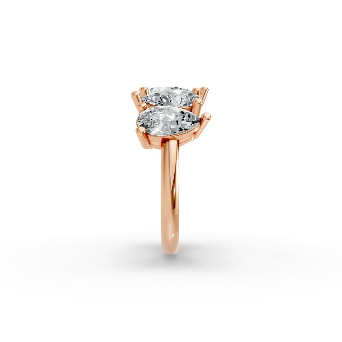 Pear Shape Diamond Anniversary Band in Gold