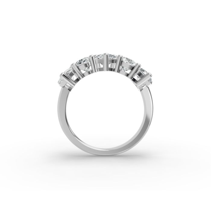 Pear Shape Diamond Anniversary Band in Gold