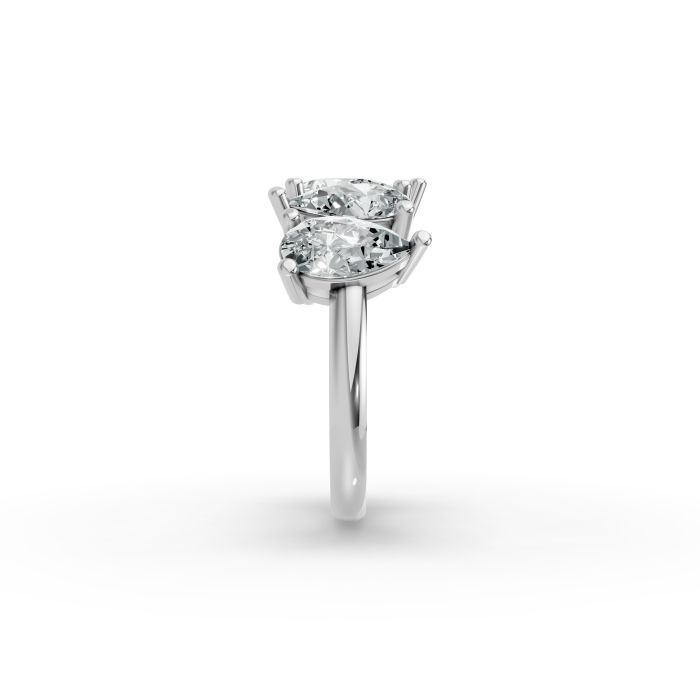 Pear Shape Diamond Anniversary Band in Gold