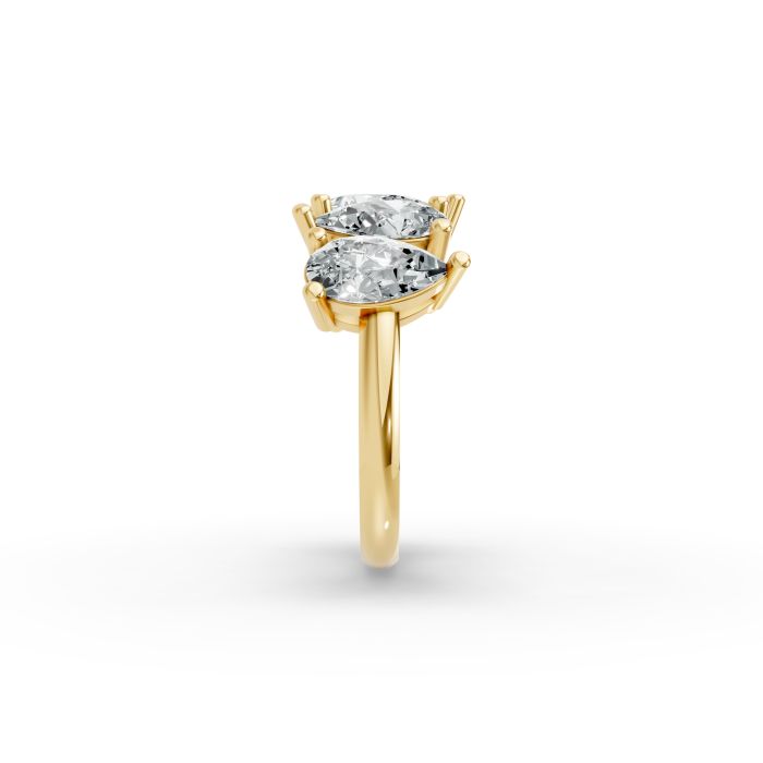 Pear Shape Diamond Anniversary Band in Gold