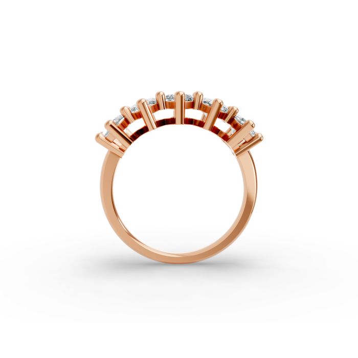 Marquise Shape Diamond Anniversary Band in Gold
