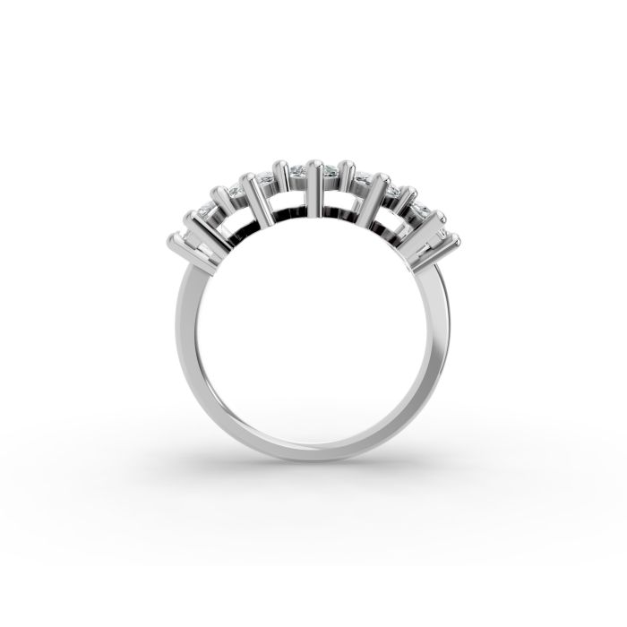 Marquise Shape Diamond Anniversary Band in Gold