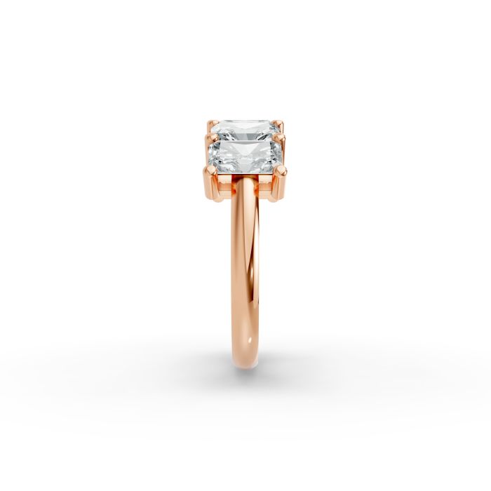 Radiant Shape Diamond Anniversary Band in Gold