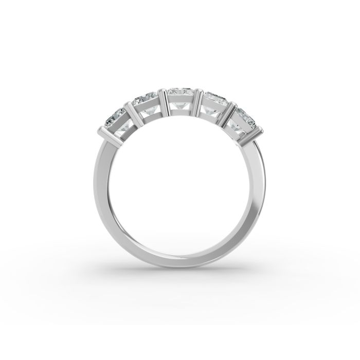 Radiant Shape Diamond Anniversary Band in Gold