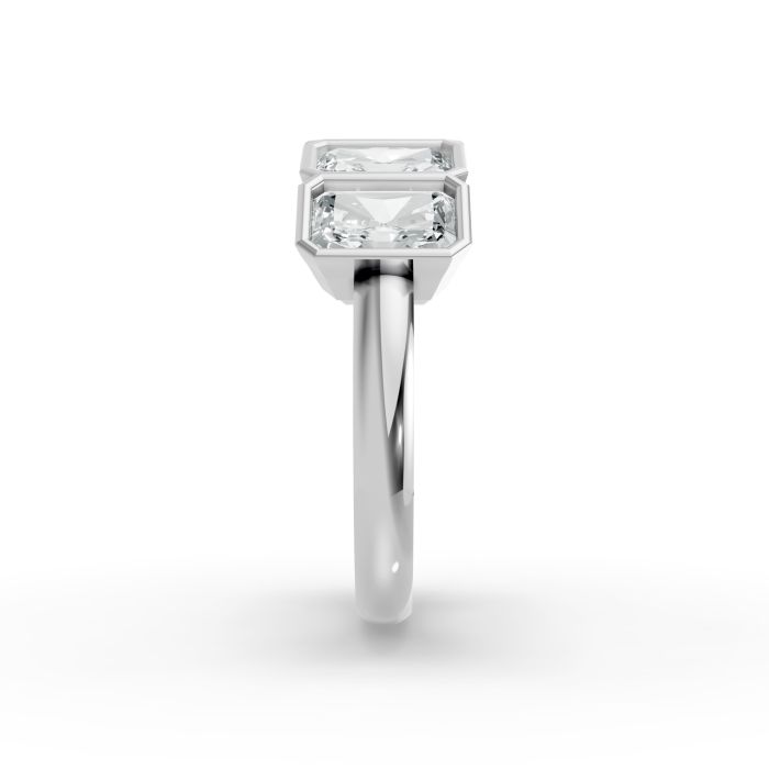 Radiant Shape Diamond Anniversary Band in Gold