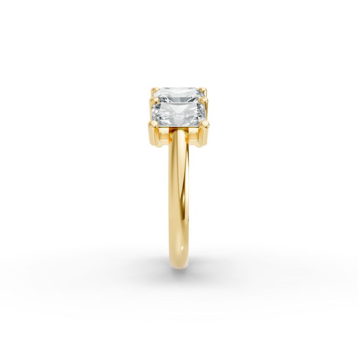 Radiant Shape Diamond Anniversary Band in Gold