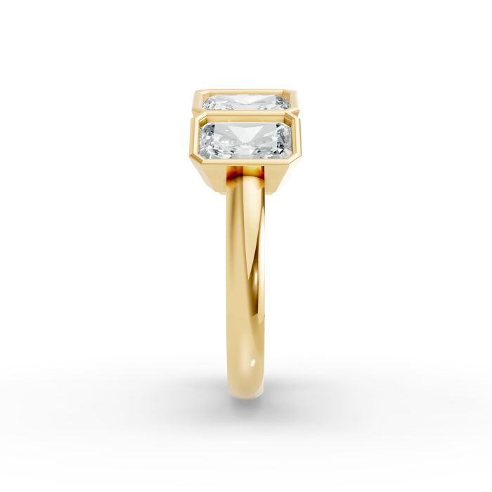 Radiant Shape Diamond Anniversary Band in Gold