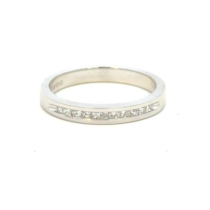 18k WG Diamond  Rings  Princess 0.10CT 11D  -0.10CTW  0.00GR