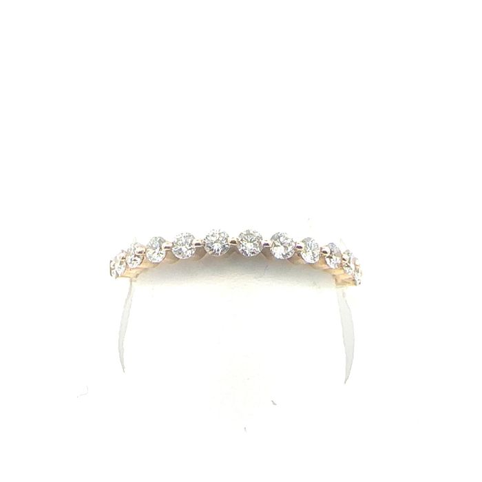 Stackable Bands Rings  0.44   with 0.44 Diamond Sides set on 1.70gr 14k YG
