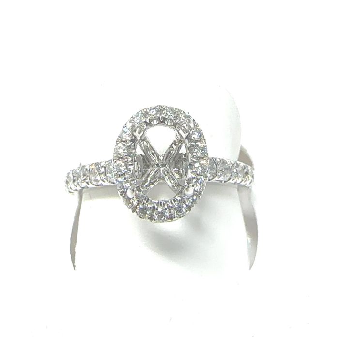 18k WG  Rings   Round   112D- 0.57CTW 112D  -0.57CTW  3.38GR