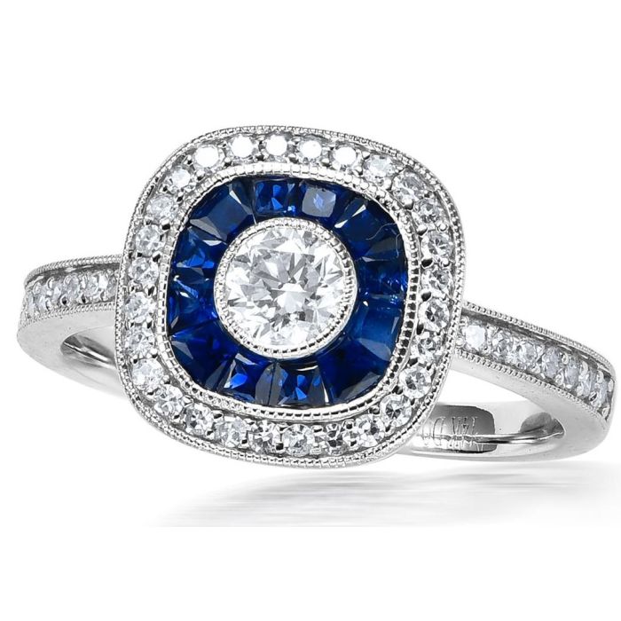 Rings  0.56  Diamond SI Sides set on 2.97gr 14k WG