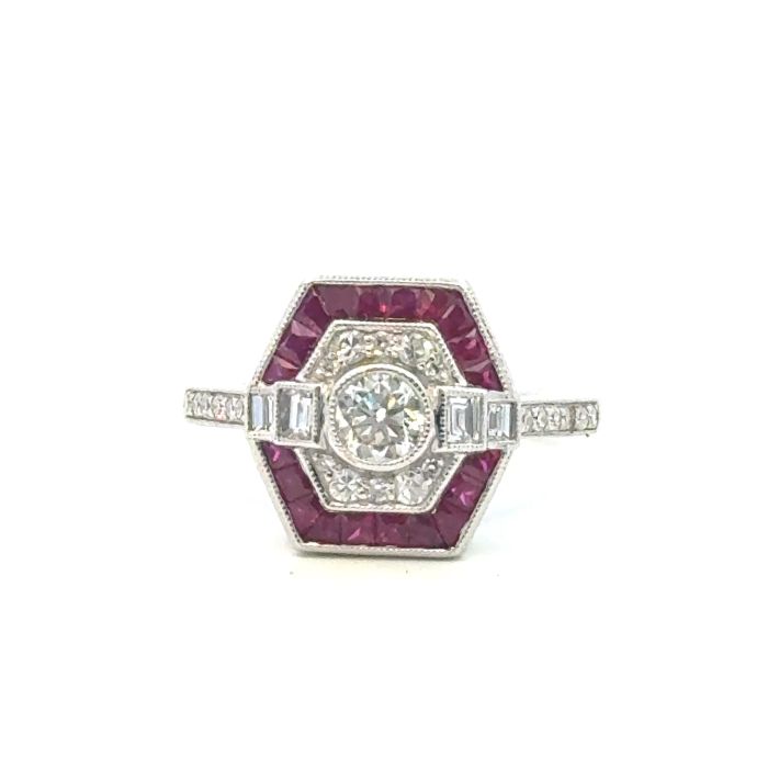 Rings  1.50  Diamond SI Sides set on 3.27gr 14k WG