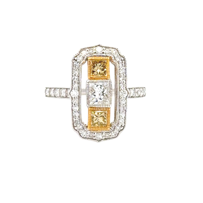 Rings  1.34  Diamond SI Sides set on 2.79gr 