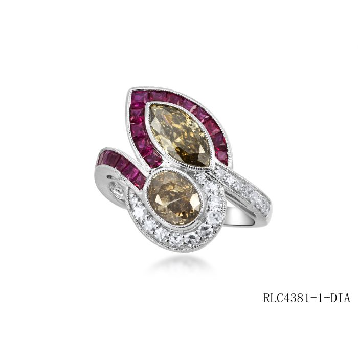 Rings  2.35  Diamond SI Sides set on 4.48gr 14k WG