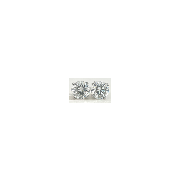 14KW LAB GROWN DIAMOND STUDS 2RD-1.50CTW 14KW-1.80GR