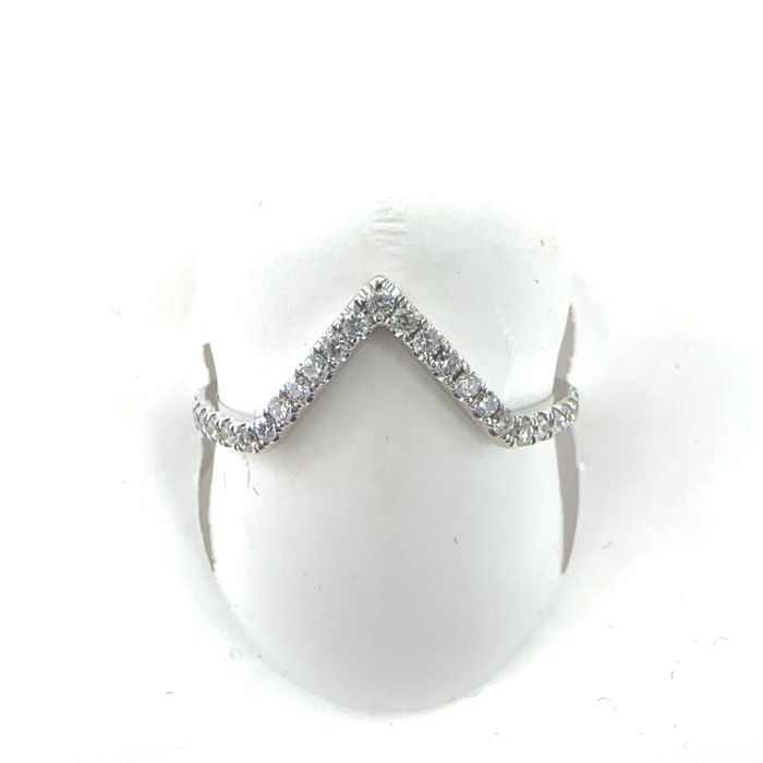 Lab Grown Collection Rings 27 DIA 0.21 cts on 1.17 gr 14k WG