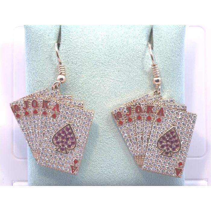 Lucy Collection Earrings 384 DIA 2.47 cts  on 14k YG