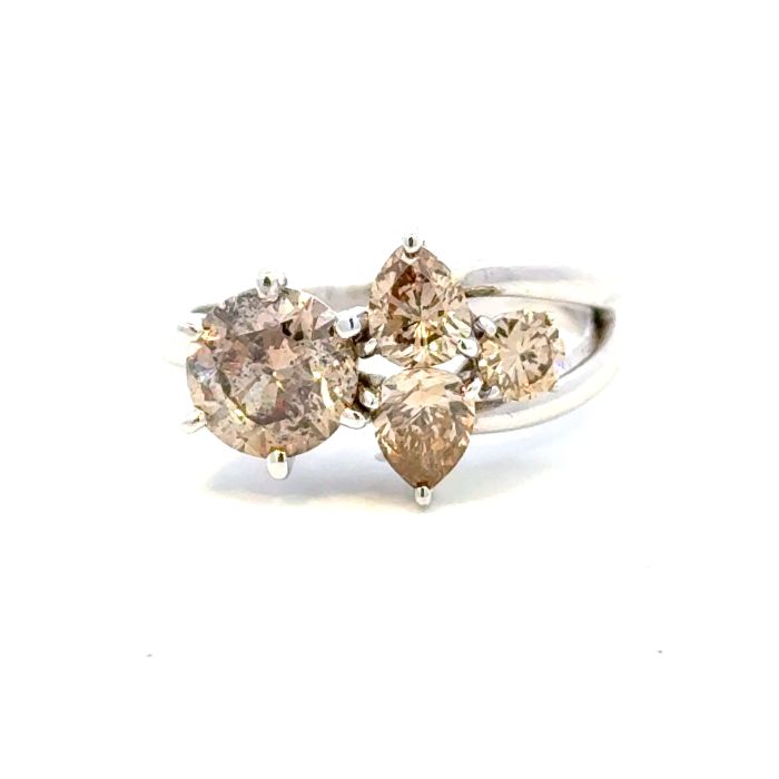 4 STONE FASHION RING - 2RD/2PE