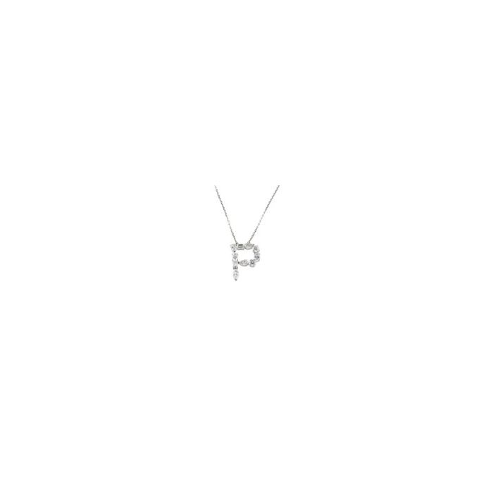 P Lab Grown Collection Pendant with 10 pcs 2.38 ctw set on 2.87 gr 14k WG 3.35 GW