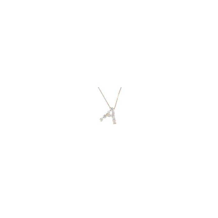 A Lab Grown Collection Pendant with 9 pcs 2.05 ctw set on 2.68 gr 14k YG 3.1 GW