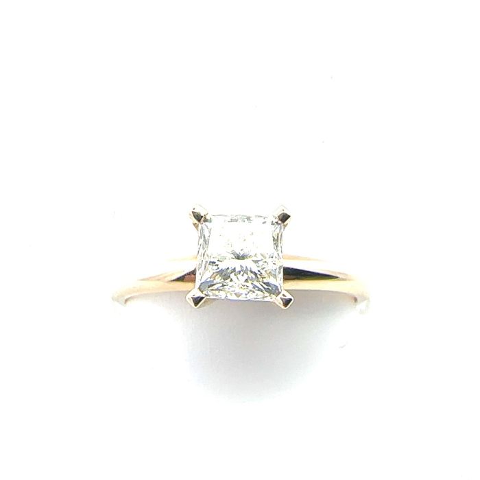 SOLI RING VARSHA PROGRAM 0.96 ct PR H SI1 - EGL-USA (US920917113D) - Cut:EX, Pol.:EX, Sym.: VG, Flr.:None-None (5.27mm x5.23mm x3.82mm) Diamond Ring , With 1.88G 14ky