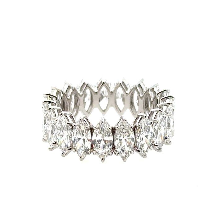 14KW LAB GROWN DIAMOND ETERNITY BAND 18MQ-5.94CTW 14KW-3.53GR SZ6