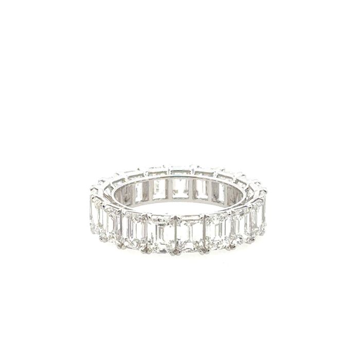 14KW LAB GROWN DIAMOND ETERNITY BAND 20EM-7.92CTW 14KW-3.04CTW SZ7