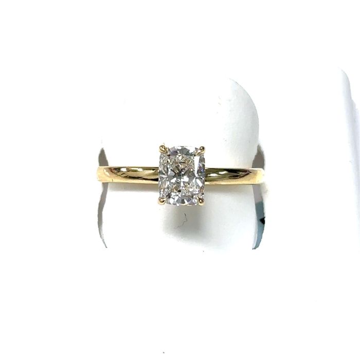 14KY LAB GROWN DIAMOND SOLITAIRE RING 1CU-1.03CT 14KY-2.44GR