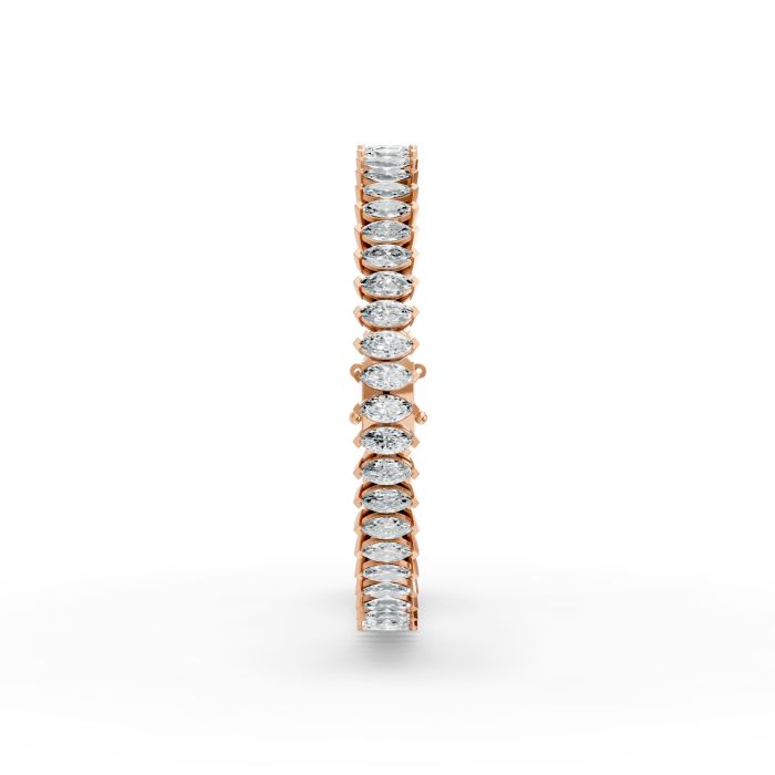 Marquise Shape Diamond Bracelets in Gold