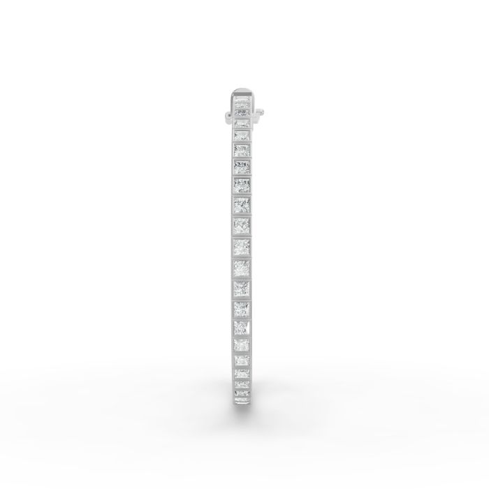 Princess Shape Diamond Bracelets in Gold
