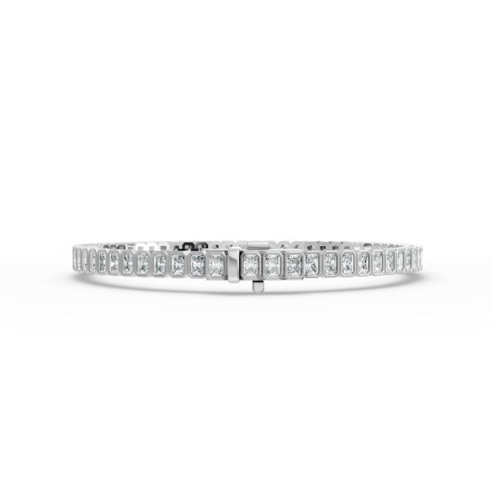 Radiant Shape Diamond Bracelets in Gold
