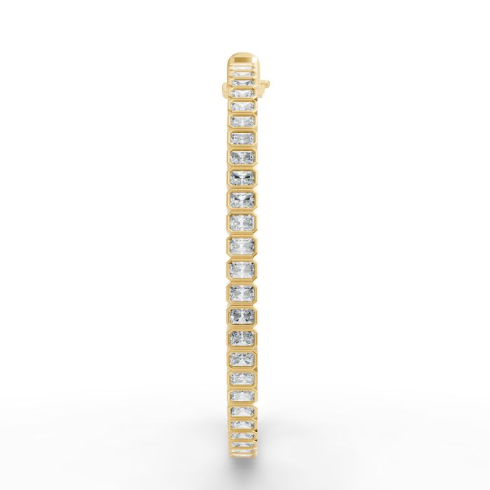 Radiant Shape Diamond Bracelets in Gold