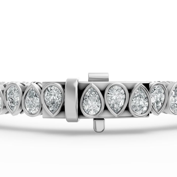 Pear Shape Diamond Bracelets in Gold