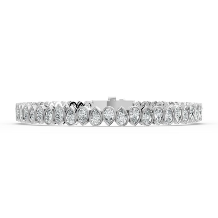 Pear Shape Diamond Bracelets in Gold