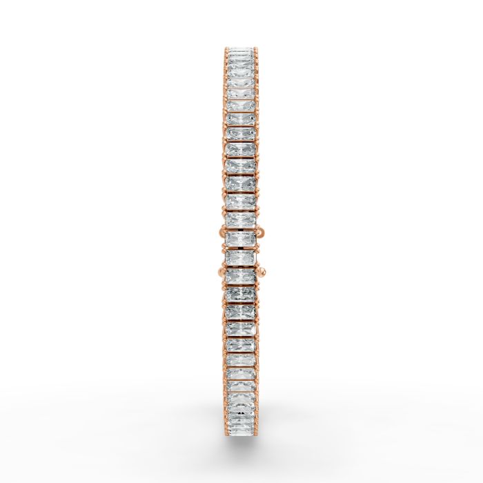 Radiant Shape Diamond Bracelets in Gold