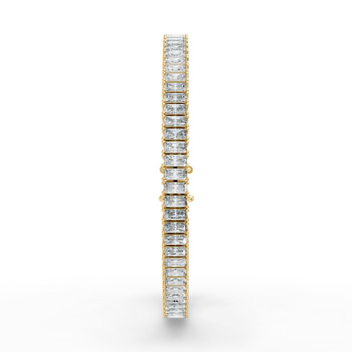 Radiant Shape Diamond Bracelets in Gold