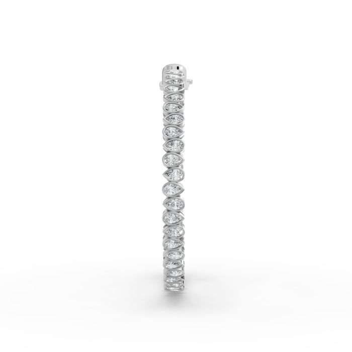 Pear Shape Diamond Bracelets in Gold