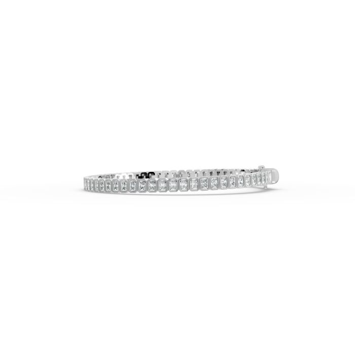 Radiant Shape Diamond Bracelets in Gold