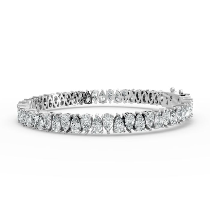 Pear Shape Diamond Bracelets in Gold