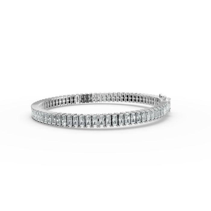 Radiant Shape Diamond Bracelets in Gold