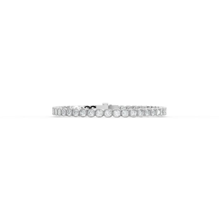 Cushion Shape Diamond Bracelets in Gold