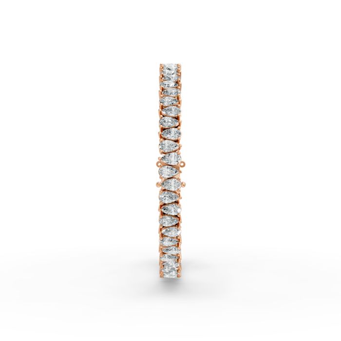 Pear Shape Diamond Bracelets in Gold