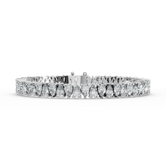 Pear Shape Diamond Bracelets in Gold